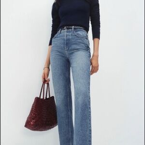 Reformation Cynthia Crop High Relaxed Jean
